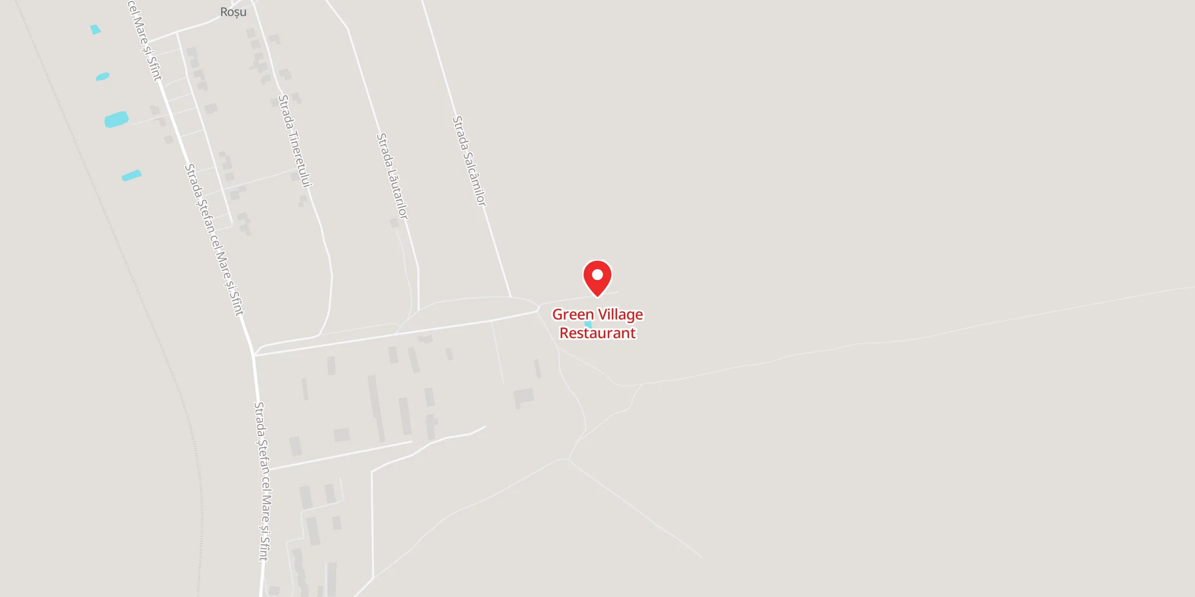 Hartă a locației Green Village Restaurant, Roșu, raionul Cahul, MD-3928, Republica Moldova