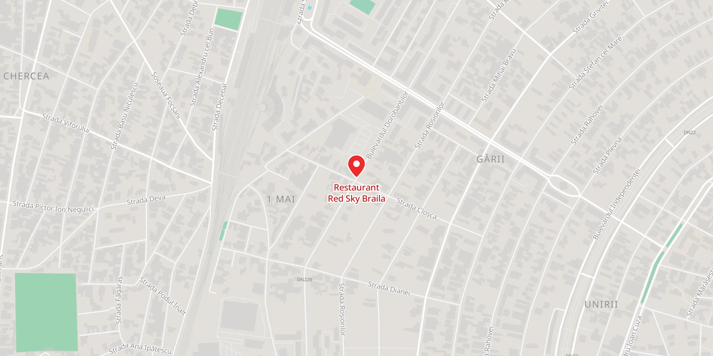 Hartă a locației Restaurant Red Sky Braila, B-dul Dorobantilor, nr 669, Brăila