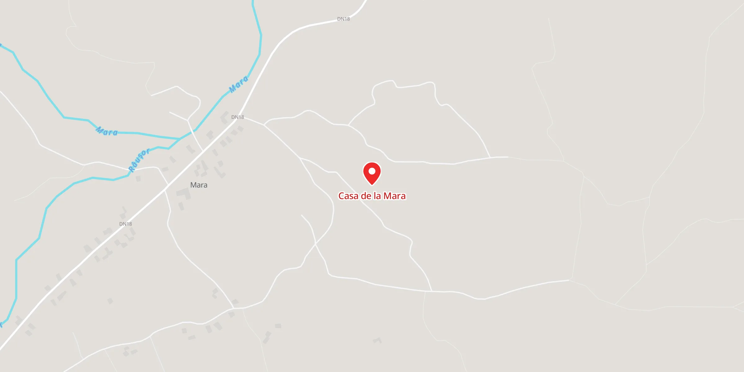 Hartă a locației Casa de la Mara, Sat Mara nr. 213, com. Desești, jud. Maramureș