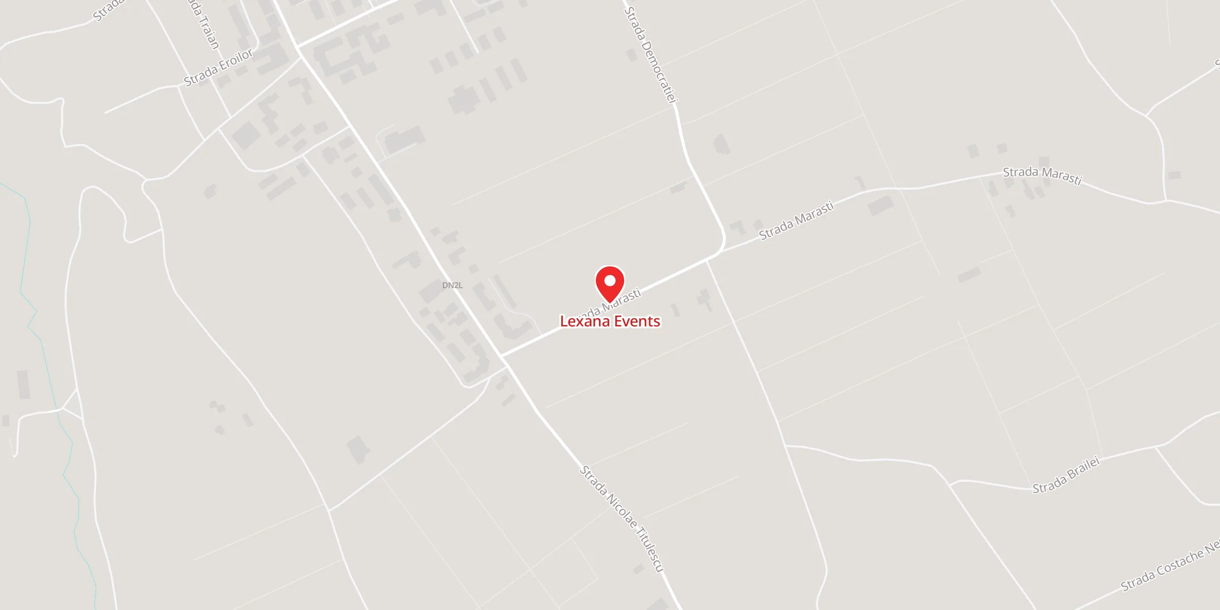 Hartă a locației Lexana Events, Strada Mărăști, Panciu