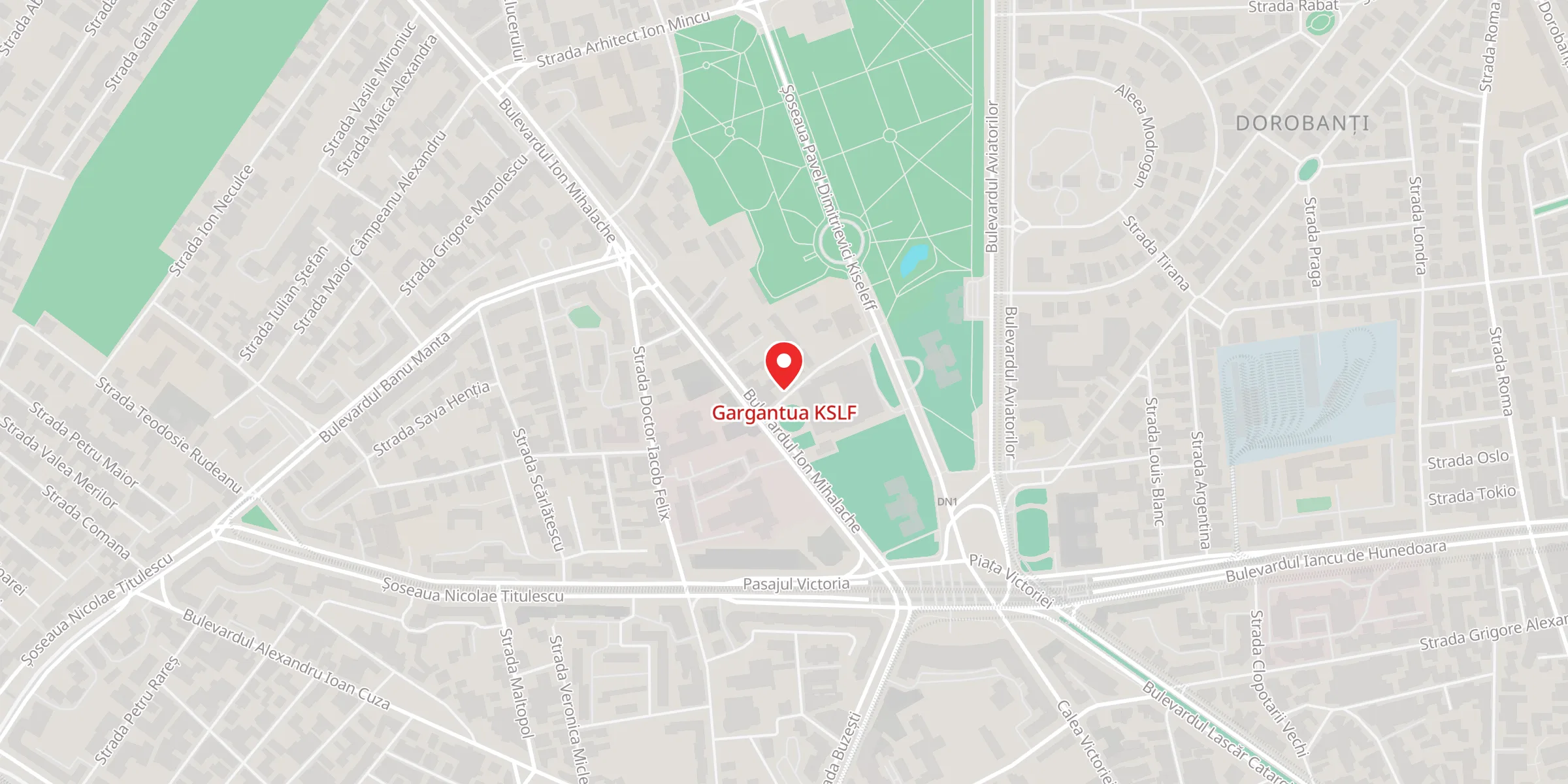 Hartă a locației Gargantua KSLF, Strada Monetăriei 14, București
