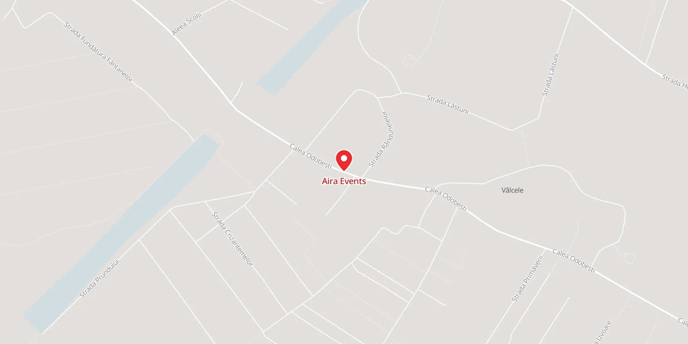 Hartă a locației Aira Events, Calea Odobești nr. 37, Câmpineanca, jud. Vrancea