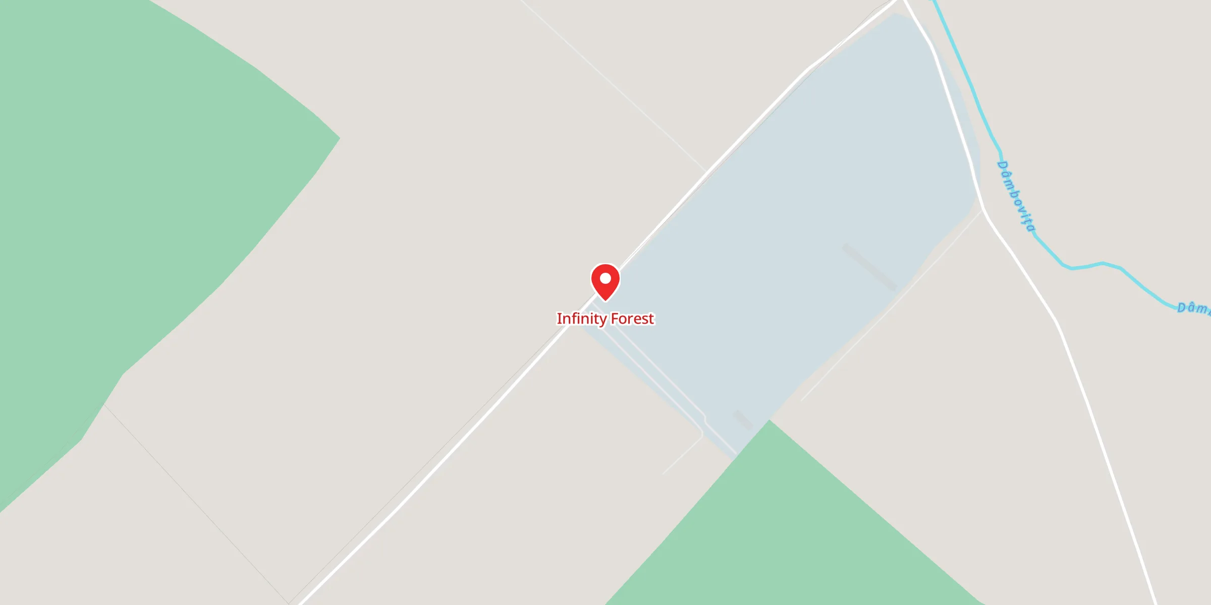 Hartă a locației Infinity Forest, DJ 151E, comuna Coșoba, Județul Giurgiu, 087152