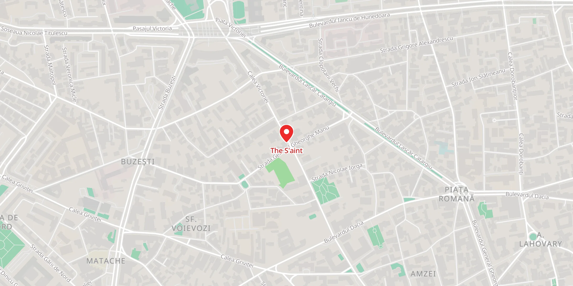 Hartă a locației The S'aint, Calea Victoriei 139